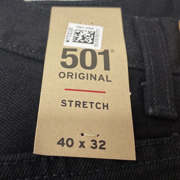Levi’s 501 men’s black denim jeans - Picture 4 of 4